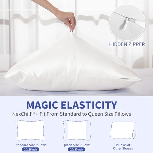 NexChill Cooling Pillow Cases for Hot Sleepers, Cool - Image 7