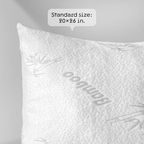 Cloud-Like Pillow Protectors with Zipper Standard Size - Image 7