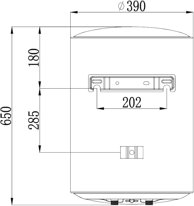 2000W Electric Hot 30L/50L/150L Water Heater Storage, RV TR Endless Trailer Indoor Waterproof Shower Water Heater Compact Point-of-Use, Bathroom Shower (30L) plug in 120v