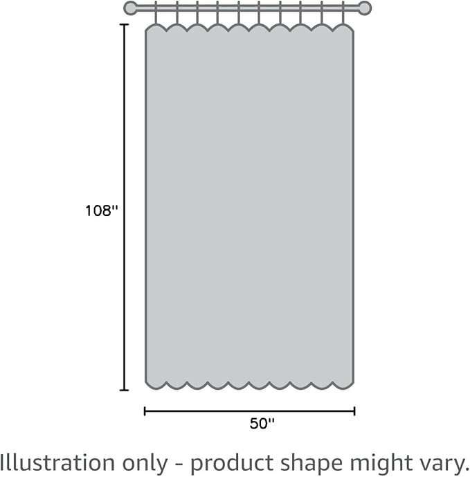 INOVADAY 100% Blackout Curtains for Bedroom, Black Out Curtains 108 Inch Long, Clip Rings Linen Blackout Drapes, Thermal Insulated Room Darkening for Living Room, 2 Panels - Oatmeal,W50xL108