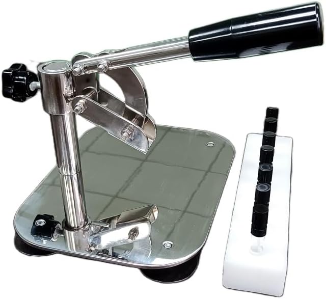 Manual Short Base Tabletop Perfume Bottle Cap Sealer for Small Diameter Caps, Easy-to-Use Perfume Sample Sprayer Sealing Tool