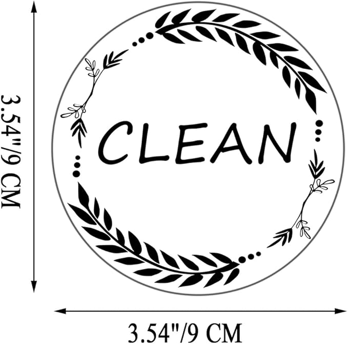 Clean and Dirty Magnet,Dishwasher Magnet Clean Dirty Sign Indicator,Reversible Dish Washer Sign, Double Sided Strong Kitchen Flip Indicator,Apartment Must Haves Kitchen Necessities
