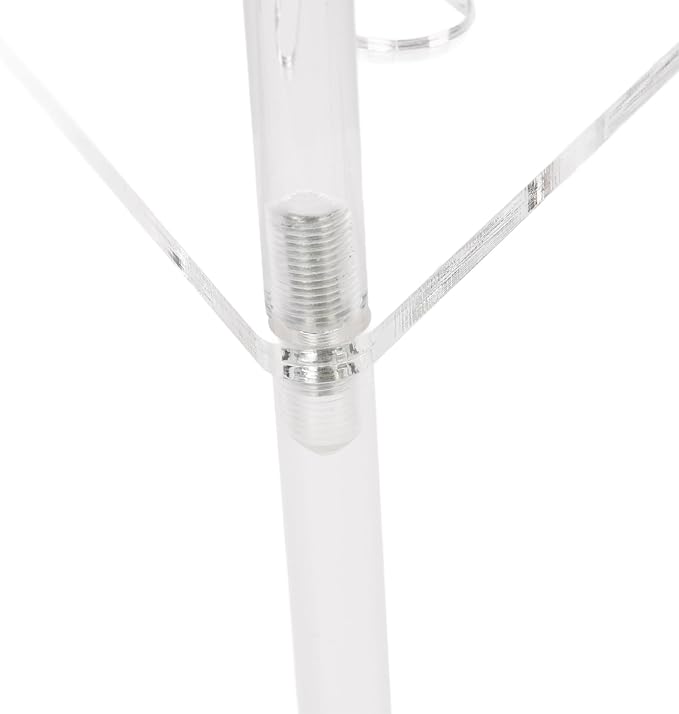 Acrylic Corner Shower Caddy, 2 Tier Floor Standing Organizer for Bathroom Bedroom Kitchen, Multifunctional Use