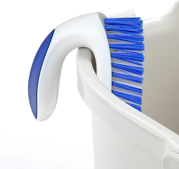 Carpet Cleaning Brush, Heavy Duty Scrub Brush with Handle and CELOX Stiff Bristle Brush for Cleaning