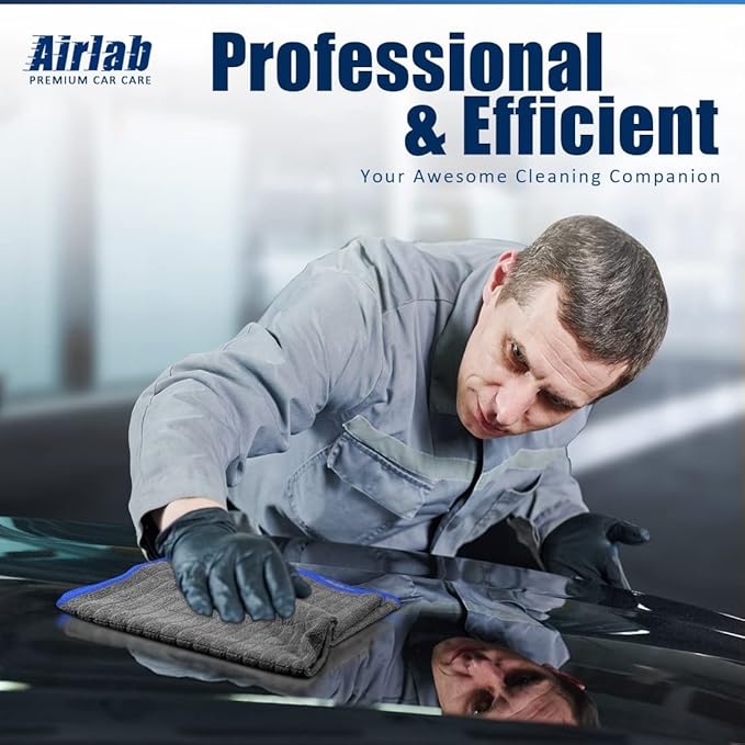 Airlab 24 Pack, Polishing Cloths & Fish Scale Cloths & Auto Deatiling Cloths