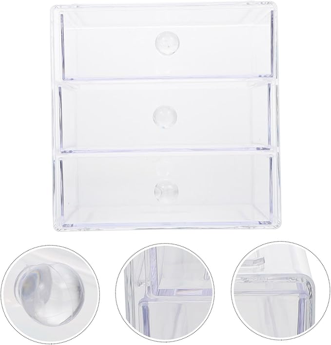 Multi-layer Acrylic Drawer Makeup Organizer Box Cosmetics Storage Holder for Desktop for Home Skin Care Products