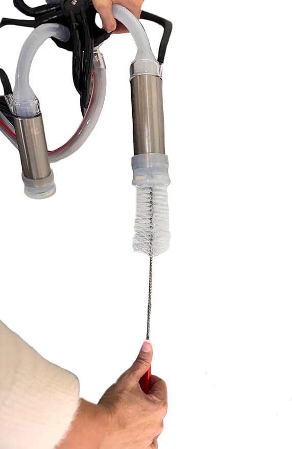Tube Cleaning Brush Set, Flexible Stainless Steel Pipe Brush, Long and Reusable Cleaning Brush