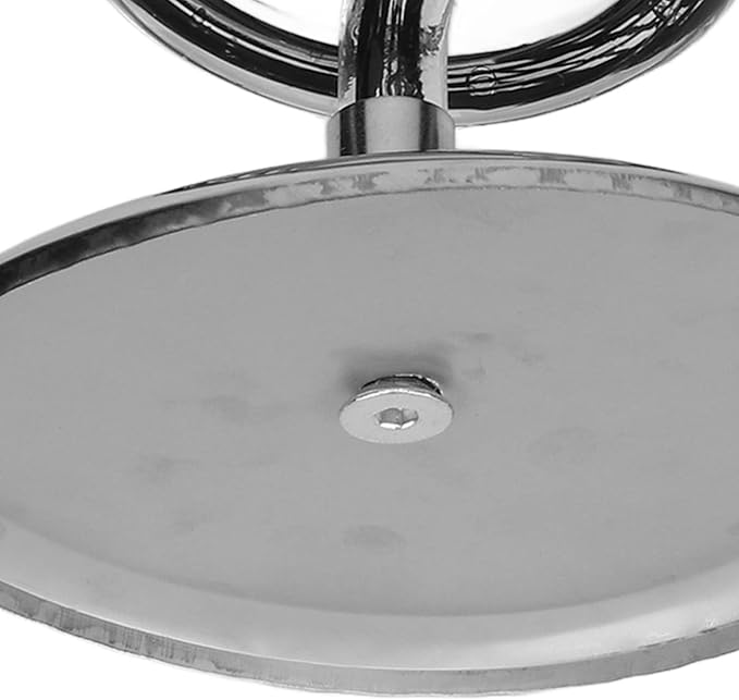 DAUERHAFT Spiral Hair Dryer Holder hair dryer holder Acrylic Spiral Blower Stand Protect Counter Top Heat Space Saving for Bathroom Hair Dryer Stands hair dryer holder Hair Dryer Stands