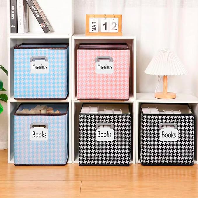 Erasable Label Holders Kit - 20 White PVC Bin Clips & 2 Chalk Markers for Organizing Storage Bins, Baskets, Containers