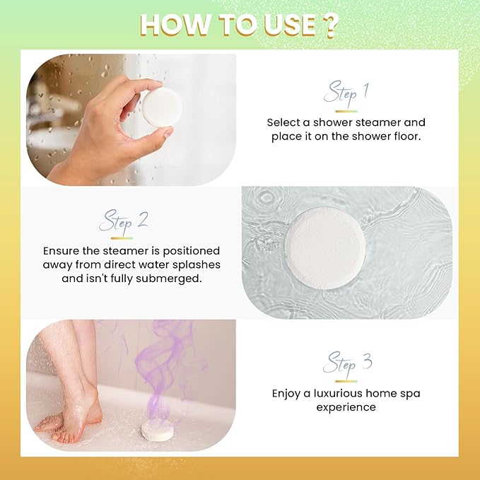 Shower Steamers Aromatherapy 8 Pack - Birthday Gifts for Women, Valentines Day Gifts for Her Mom Wife, Shower Bombs for Stress Relief, Home Spa Self Care, Easter Basket Essentials