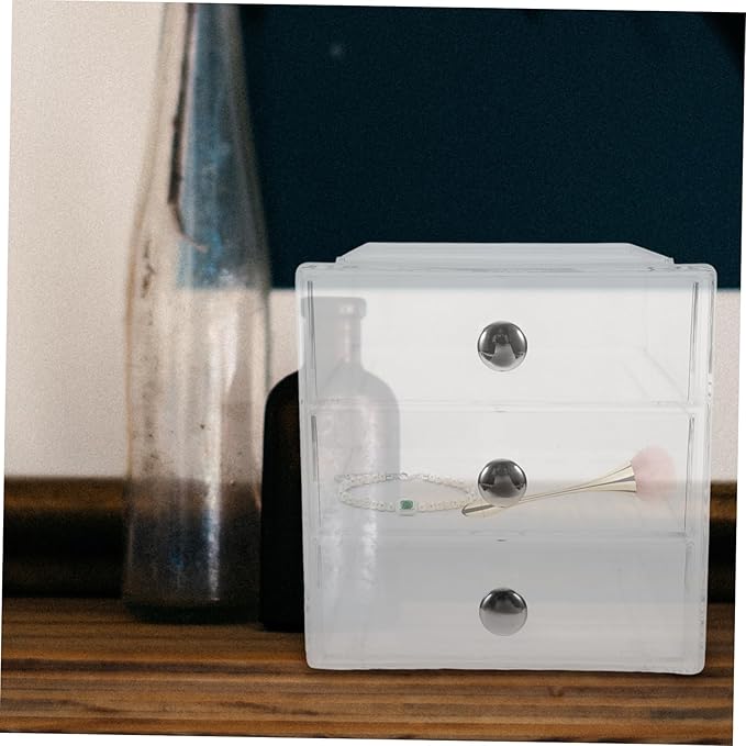 Storage Box Cubby Organizer Cosmetic Display Case Tabletop Storage Desktop Organizer