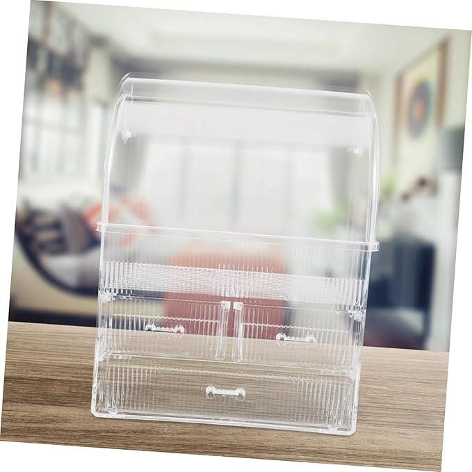 Acrylic Makeup Organizer Box Drawers Desk Organizer Cosmetic Storage Bins