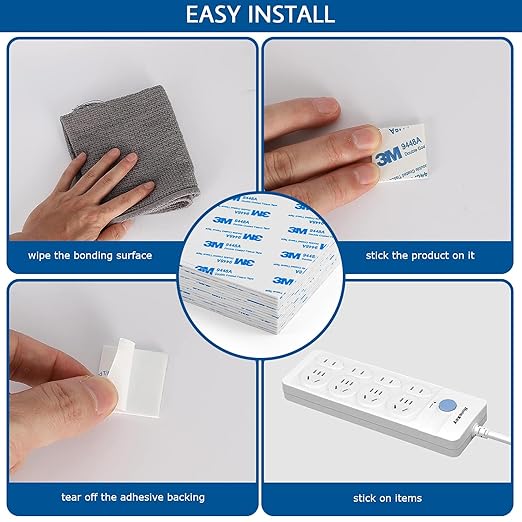 500Pcs Double Sided Foam Tape Strong Pad, Square Super-Sticky 3m Double Sided Adhesive Pads for Crafts, White Self-Adhesive Double Sided Mounting Tape Heavy Duty for House Wall Decor,27x27x2mm