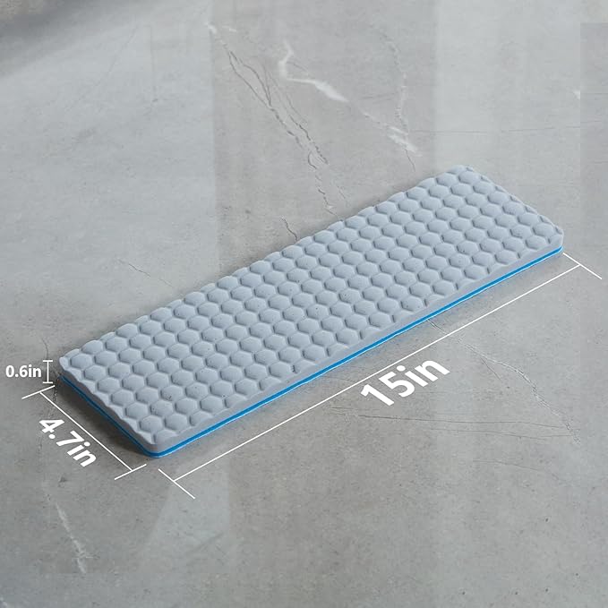 Magic Sponge Eraser Mop Pad, Melamine Sponge Cleaning Pads Refills Suitable for 15" Flat Mop Head,for Home Kitchen Bathroom Swimming Pool Boat