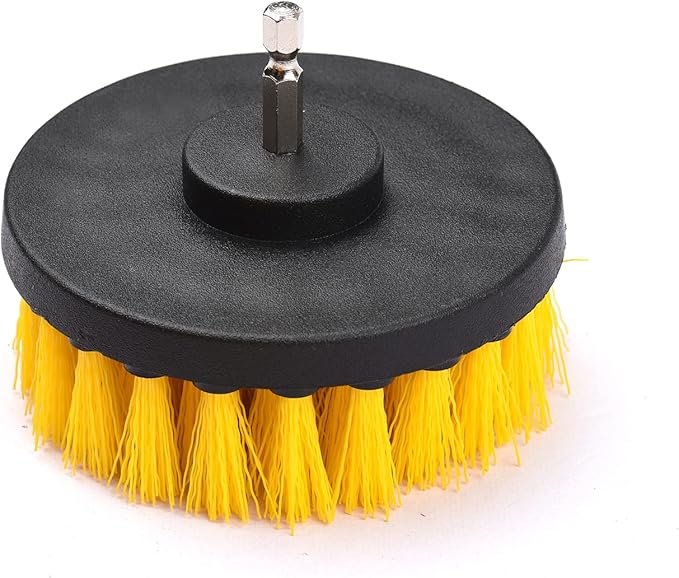 12PCS/Set Electric Drill Brush Scrub Pads Kit Power Scrubber Cleaning Kit Cleaning Brush Scouring Pad for Carpet Glass Car Clean
