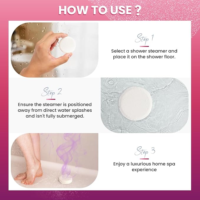 Shower Steamers Aromatherapy 8 Pack - Birthday Gifts for Women Mom Wife, Shower Bombs with Natural Essential Oils for Relaxation, Self Care Gift for Women, Easter Basket Essentials