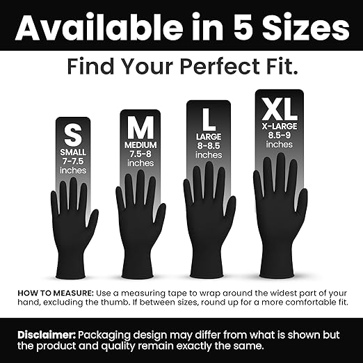 SAFEWAY USA Vinyl Disposable Gloves — Non-Latex and Powder Free, Heavy-Duty Protective and Multi-Purpose Gloves for Cleaning, Food Prep, Tattooing, Lab Works, Mechanics and More — (2000 pcs, Large)