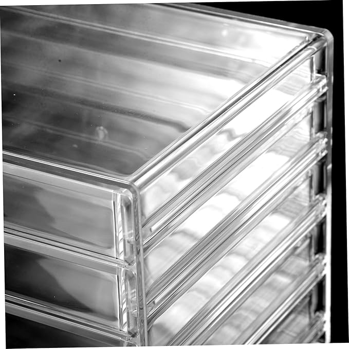 Makeup Organizer Acrylic Jewelry Storage Box for Vanity Desktop Holder for Lipstick Accessories and Jewelry Compact and Stylish Design for Easy Access
