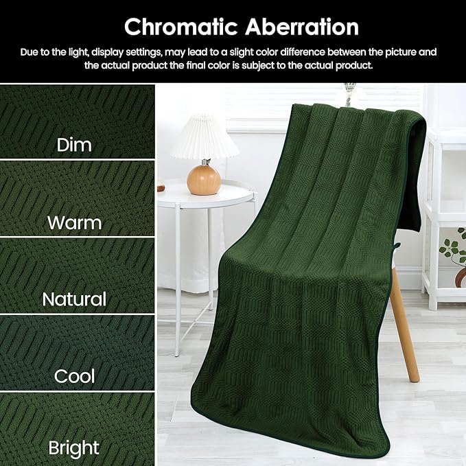 Microfiber Bath Towels Set of 4, Large Bathroom Towel for Adult, 30" x 60", Soft, Super Absorbent and Fast Drying, Use for Hair Wrap, Sport, Fitness, Yoga, Diamond Cross Grid Olive-Green