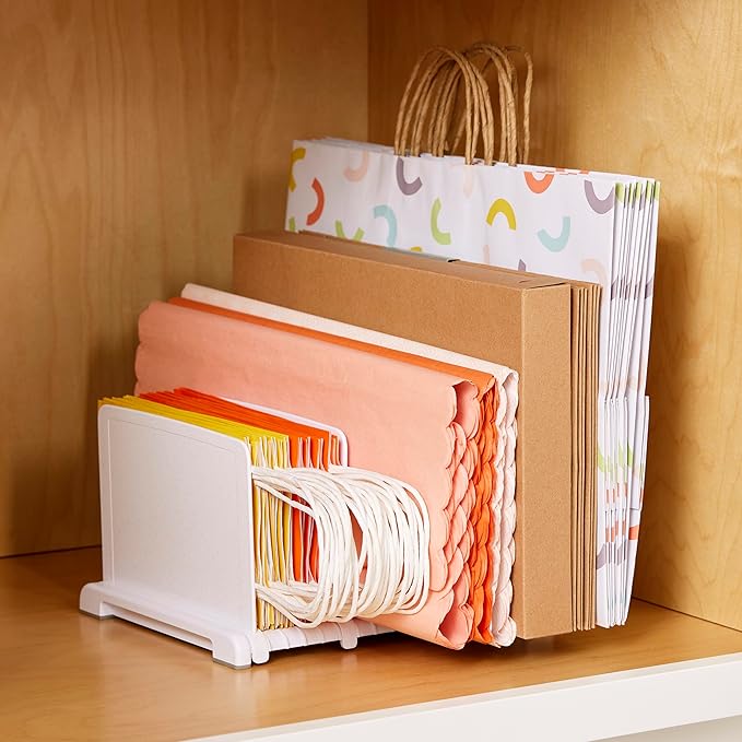 YouCopia StoraBag Reusable Shopping Bag Organizer, Adjustable Shelf Dividers for 20+ Tote, Cloth, Grocery and Lunch Bags (Pack of 6)