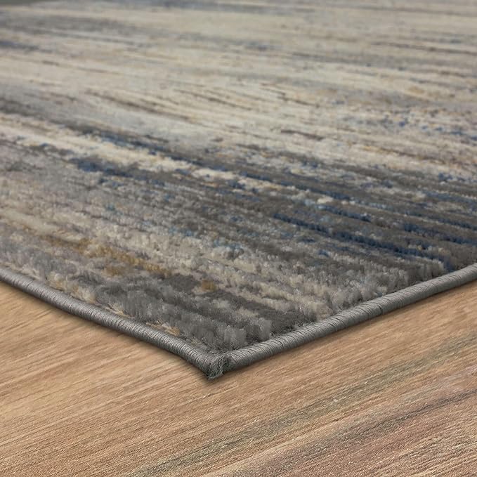Mohawk Home Nexus Modern Contemporary Abstract Light Gray 7' 10" x 10' Area Rug Perfect for Living Room, Dining Room, Office