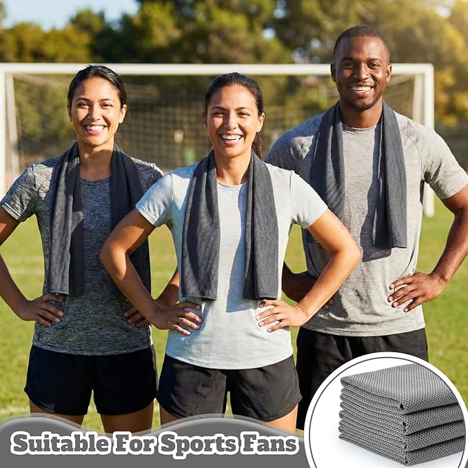 Cooling Towel Bulk - Neck & Face Cool Chilly Towels Microfiber Breathable Sport Sweat Rag for Gym, Yoga, Travel, Camping, Running, Outdoor