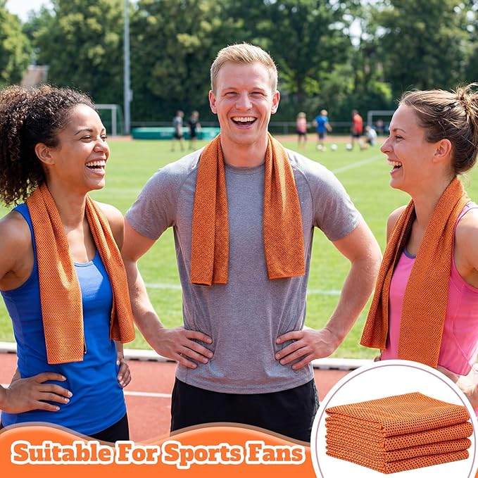 Cooling Towel Bulk - Neck & Face Cool Chilly Towels Microfiber Breathable Sport Sweat Rag for Gym, Yoga, Travel, Camping, Running, Outdoor