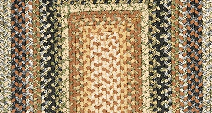 SAFAVIEH Washable Rug Outdoor Braided Collection - 2' x 3', Multi, Handmade & Reversible, Non-Shedding & Easy to Clean, Ideal for Entryway, Patio, Kitchen, Mudroom, Front Door (BRD308A)