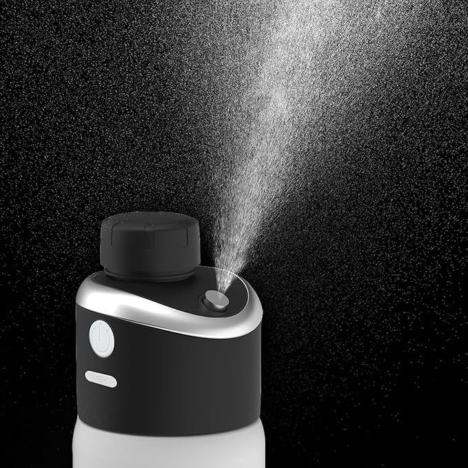 GoMist Misting & Drinking Bottle with Holder and Strap