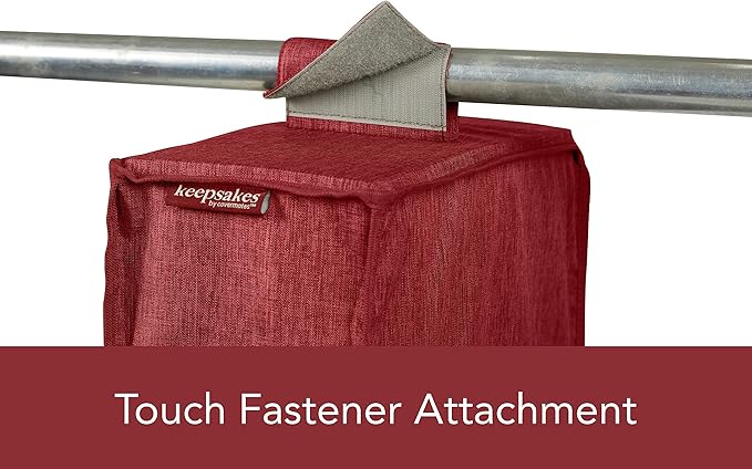 Covermates Keepsakes Hanging Shoe Organizer - Heavy Duty Material, Sturdy Interior Shelves - Closet Storage, Red Heather