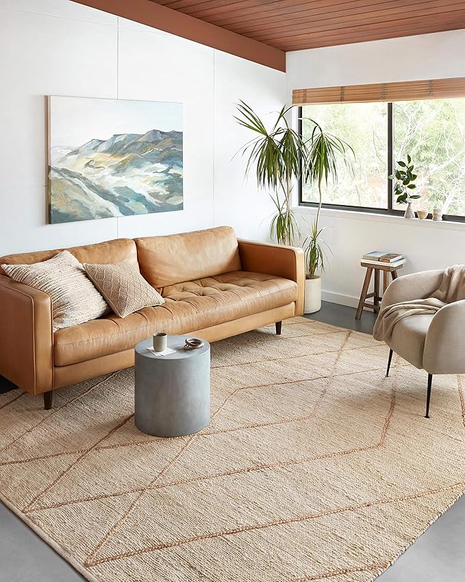 Loloi Bodhi Collection BOD-02 Ivory/Natural 2'-0" x 5'-0" Accent Rug