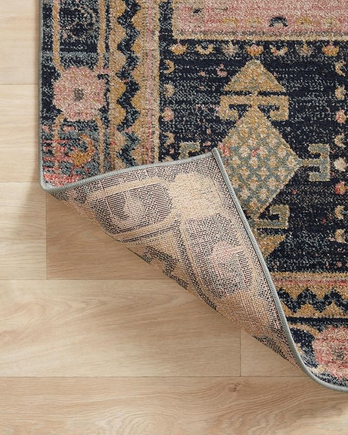 Loloi Jocelyn Collection JOC-06 Rose/Rose 7'-10" x 10' .38" Thick Area Rug