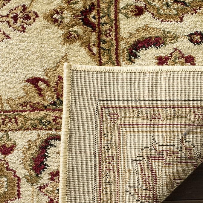 SAFAVIEH Lyndhurst Collection Accent Rug - 3'3" x 5'3", Ivory & Ivory, Traditional Oriental Design, Non-Shedding & Easy Care, Ideal for High Traffic Areas in Entryway, Living Room, Bedroom (LNH216A)