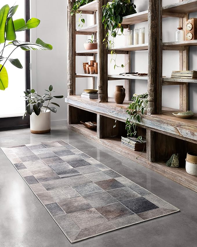 Loloi Maddox Collection MAD-06 Charcoal/Grey 2'-3" x 3'-9" Accent Rug