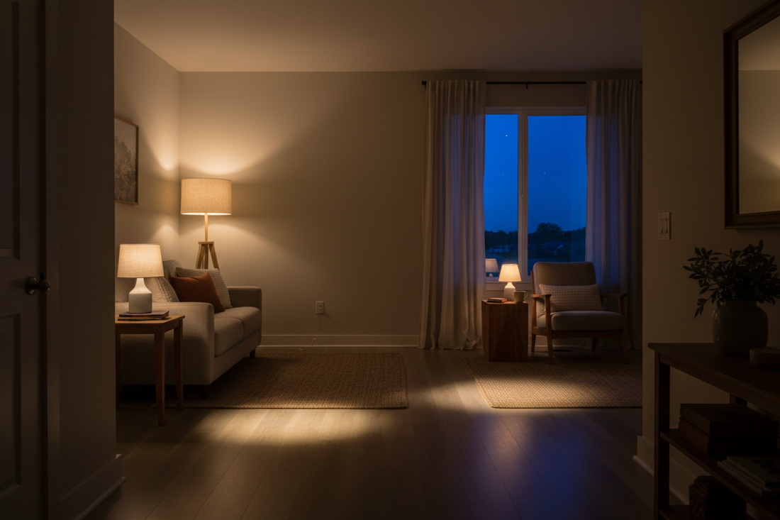 How to Use Lighting to Make Your Home Feel Calmer at Night