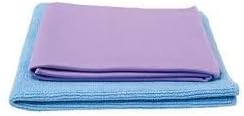 Norwex Basic Package - Microfiber Antibacterial - Glass Window Cleaning Cloth and Household Enviro Dusting Cloth (Blue envirocloth and purple window cloth)