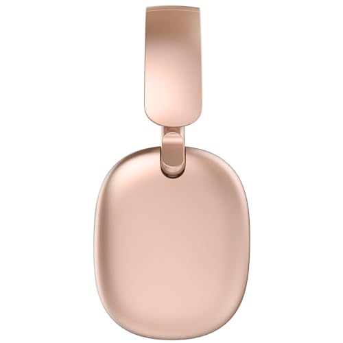 C6 Active Noise Cancelling Headphones, Wireless Over Ear Bluetooth Headphones, 60H Playtime, Lightweight Folding Comfort Fit Ear Cups Headset with Mic for iPad/PC/Home Rose Gold - Image 3