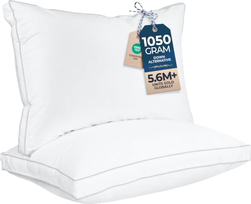 Utopia Bedding Gusset Bed Pillow, Hotel Pillows Queen Size - Image 2