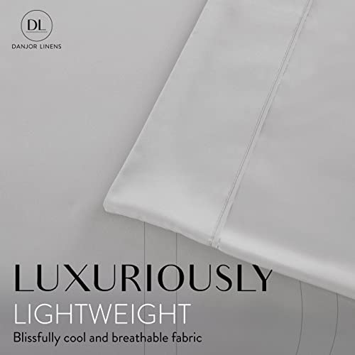 Danjor Linens Bed Sheet Set Queen Size for Hot Sleepers, Hotel - Image 4