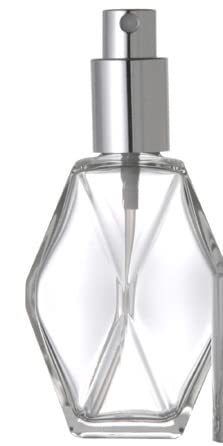 Diamond Spray Bottle. Fine Mist Perfume Cologne Atomizer for Essential Oil Aromatherapy Perfume Cologne Refillable (2 oz. 72 Bottles, Purple)