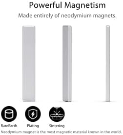 Ant Mag Strong Magnet Hooks for Hanging 80LBS Heavy Duty Neodymium Hooks Used for Home Kitchen Office Workplace Pack of 4