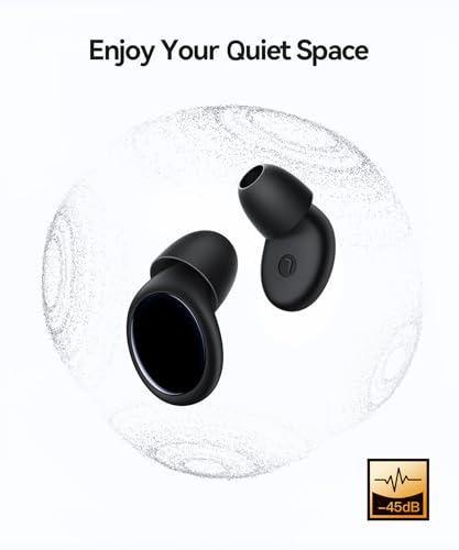 45dB Ear Plugs for Sleeping Noise Cancelling Ear Plugs for Noise Reduction & Snoring, Concerts, Earplugs for Sleep,Sider Sleepers Airplane, Silicone Earplugs Reusable Concert Ear P - Image 4