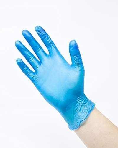 EDI Wholesale: Disposable Vinyl Gloves Medium, 1000 pcs (Blue) - Powder-Free, Latex-Free