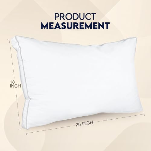Utopia Bedding Gusset Bed Pillow, Hotel Pillows Queen Size - Image 3