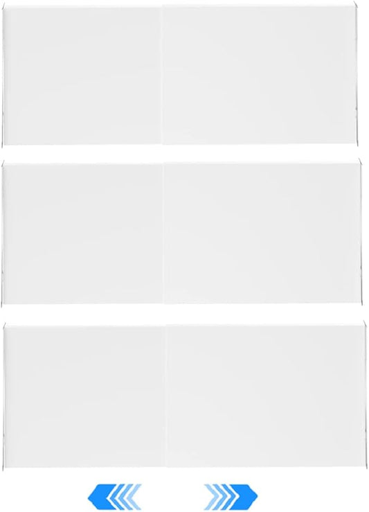 Expandable Closet Tension Shelf with Strong Adhesive Hanging Shelves Closet Divider Separator Storage Shelves for Cabinet Wardrobe Cupboard, 3 Pack (L:16.9'' to 31.5"; W:11.8'')