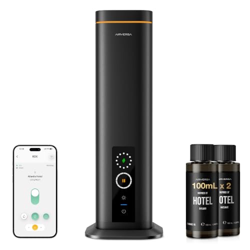 Airversa RDX Smart Waterless Diffuser Starter Kit for Room, Black - Image 2