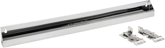 Rev-A-Shelf 31" Slim Tip-Out Sink Tray for Kitchen and Bathroom Base Cabinets, Large Pull Out Stainless Steel Storage Organizer, Silver, 6541-31-52