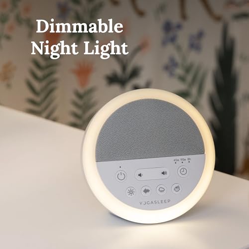 Yogasleep Nod White Noise Sound Machine, With Soft Night Light & Sleep Timer, 20 Sound Options Including Lullabies, Nature & Pink Noise, Sleep Aid For Baby & Adults, Noise Cancelin