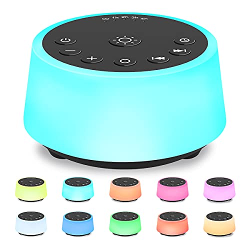 25-Sound White Noise Machine with 10-Color Night Light - Image 2