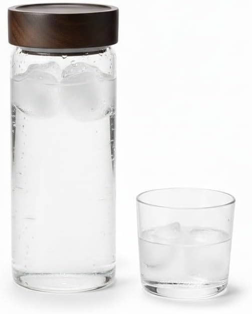 Wide Mouth Glass Storage Jars With 3" Acacia Wood Lids - 4 Pack of 25.3 Oz Airtight Food Storage Containers - Borosilicate Glass Canisters for Kitchen - Pantry Organizers Storage for Rice Coffee